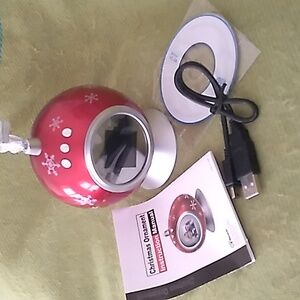 Senario Digital Photo Christmas Ornament